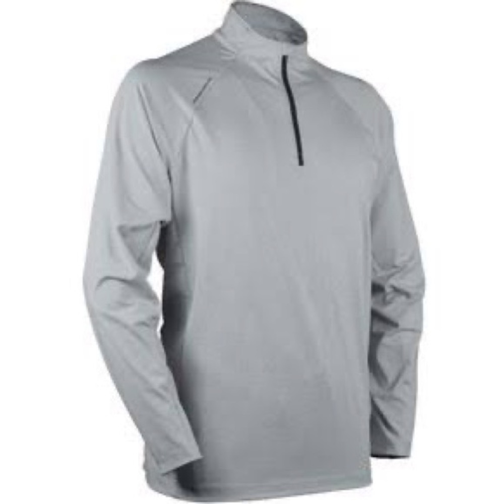 SUN MOUNTAIN Windwear Men's Boundry 1/4-Zip Golf Pullover "Branded on Sleeve" - Picture 1 of 10